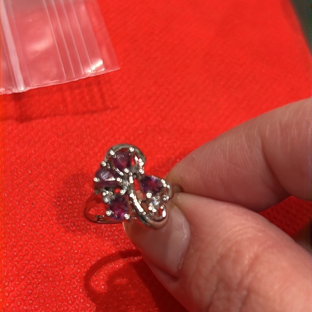 โฅ๏ธโฆ๏ธ๐นRuby and platinum ring - Picture 3 of 6